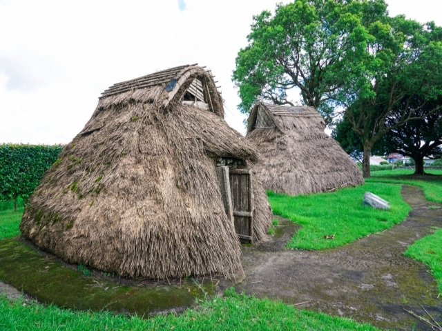 鹿児島県の風景：橋牟礼川遺跡